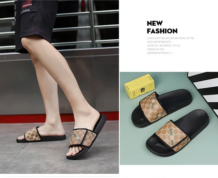 Men's Luxury Sandals Man 2024 High Quality Shoes Mens Sandal for Men Sandel Summer Shoes Sale Replica Brand Sandals Slipers Flat