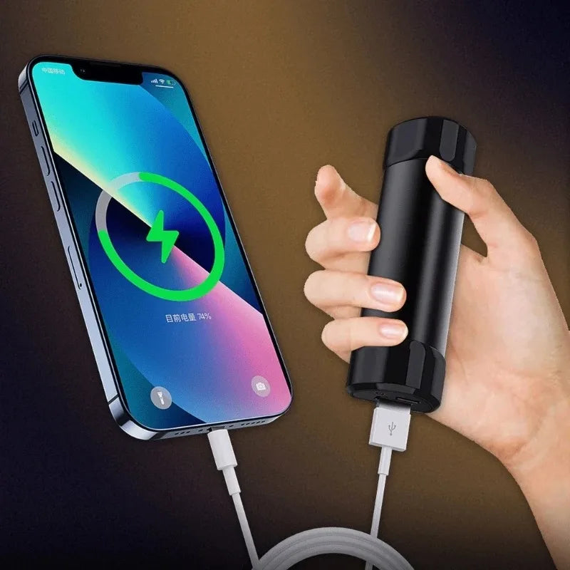 NEW Battery Bank  Power Banks  Slim  Mini Power Bank Powerbank for Charging and Hand Warming 2-in-1 Convenient Grip