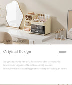 Cosmetics storage box Home dressing table advanced sense large capacity lipstick skin care multifunctional points Shelf