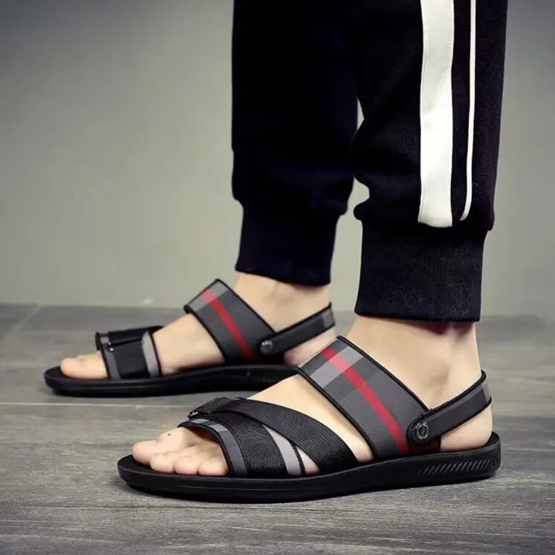 Men's Sandals 2025 Summer Male Beach Shoes Men High Quality Breathable Casual Sandals Fashion Outdoor Slippers Sandals 37-46