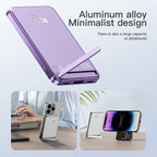 2024 New High quality aluminum alloy Power Banks Backup Battery Macsafe Powerbank Magnetic Wireless Phone Charger