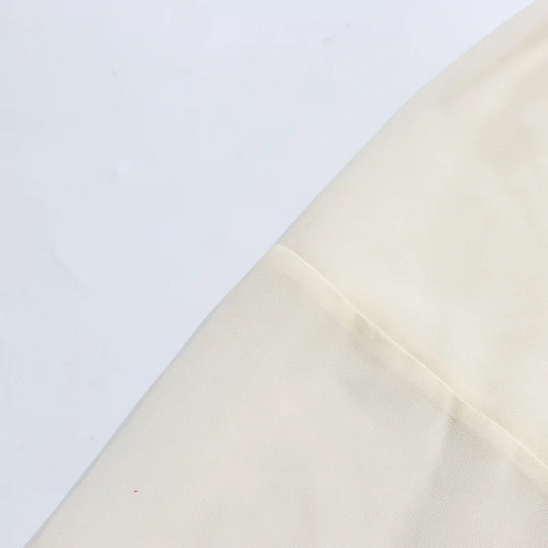 Solid Spliced Ruffles Loose Blouses For Women I Neck Long Sleeveless Temperament Minimalsit Shirts Female Fashion