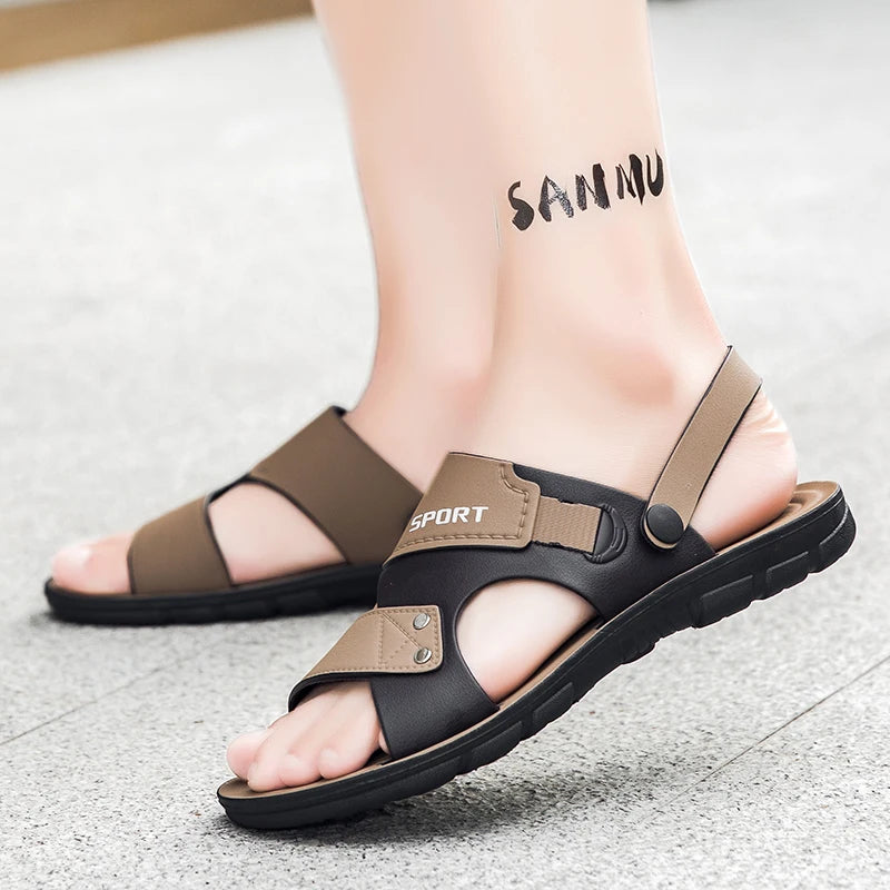 Hot Sale Men Sandals Casual Shoes Outdoor Walking Sandals for Men Beach Shoes Men slippers Open Toe Flat