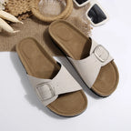 Womens Slippers 2024 European American Summer Non Slip Needle Buckle Flip Flops Big Size 35-43 Women's Sandals Woman Flat Shoes