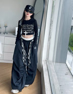 Pants Two Pieces Set Grid Trousers Tops Suits Casual Daily Childrens Clothes 2025 New Fashionable Children Autumn Clothing Girls