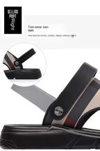 High-end Men's Sandals New Summer Sandals Men's Wear-Resistant Non-slip Soft Sole Outdoor Dual-purpose Sandals
