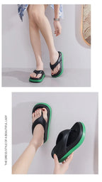 Woman flip flops Popular Design Shoes 2025 trend Casual Platform Sandals non-slip Outdoor slippers Unique features Flat sandals