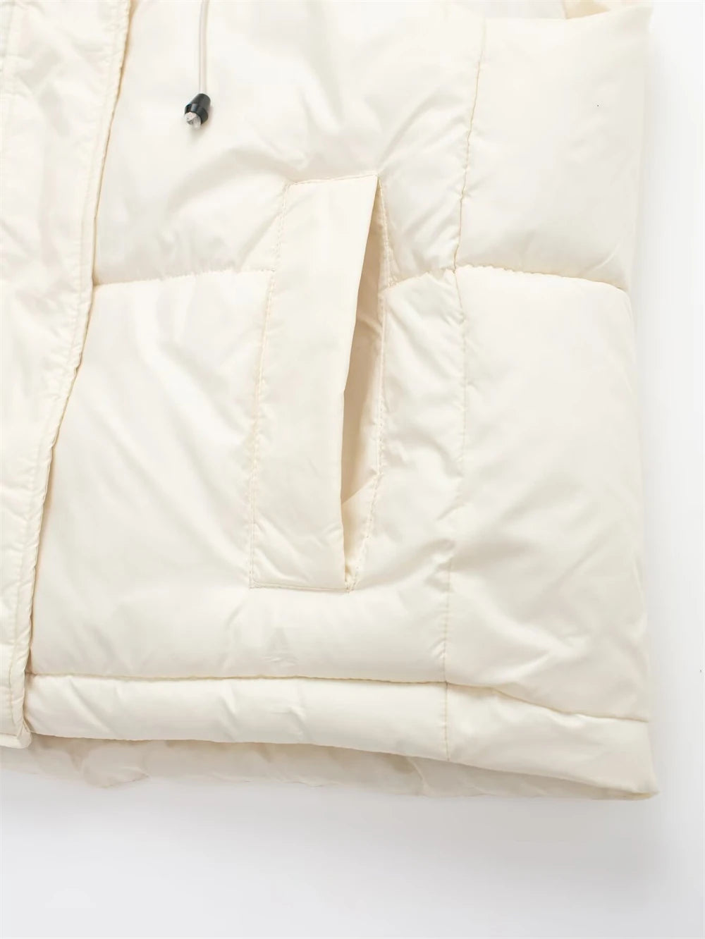 Women's Winter Coat 2025 New Fashion Autumn Hooded Cotton Vest Jacket for Women Casual Chic Ladies Clothes