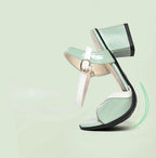 Women's Sandals Novelties 2024 Orthopedic Sandal Woman Elegant Roman Platform Wedge Mirror Luxury Designer Summer Fashion White