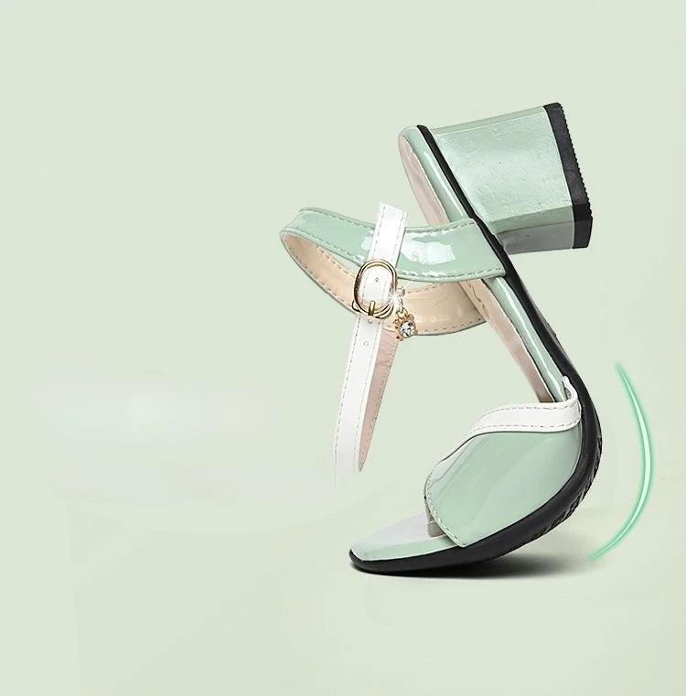 Women's Sandals Novelties 2024 Orthopedic Sandal Woman Elegant Roman Platform Wedge Mirror Luxury Designer Summer Fashion White