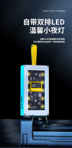 PowerBank 50000mAh 30000mAh 20000mAh Spare battery Portable Charger Mobile External Battery Fast charging For Camping iPhone