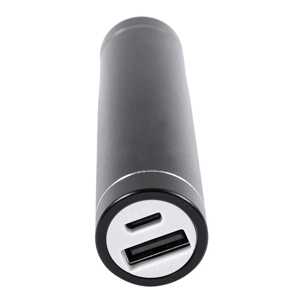 2X 2600MAh Portable External USB Power Bank Box Battery Charger for Mobile Phone(Without Battery) Color:Black