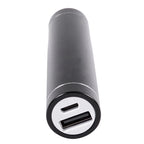 2X 2600MAh Portable External USB Power Bank Box Battery Charger for Mobile Phone(Without Battery) Color:Black