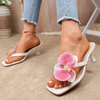 Women's Slippers Casual Fashionable  High Quality Shoes for Women Shallow Women Sandals Elegant Flowers Design Women's Slippers
