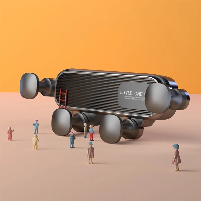 Car Mobile  Phone Holder For Audi A4L 2017-2019 Q5L 2018-2020 7" Screen Fixed Base Wireless Charging Phone Mount Car Accessories