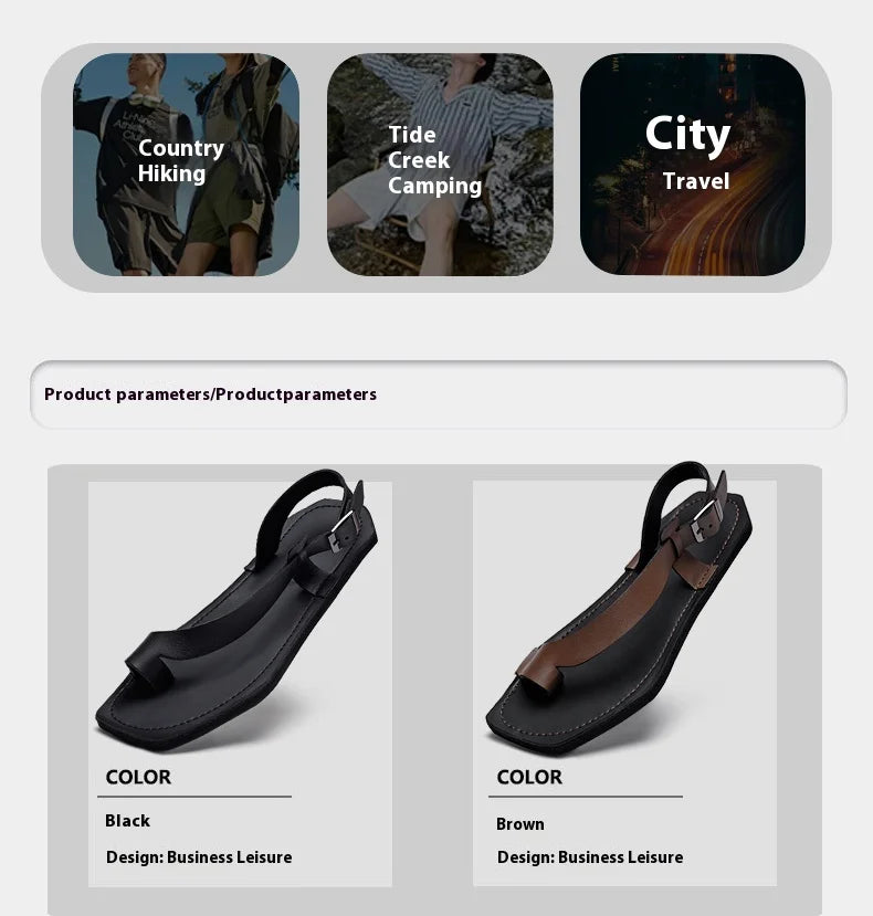 Hot Selling Sandals For Men Fashionable Summer Sandals Casual Beach Walking Sandals Handmade Cool Design Leading The Trend