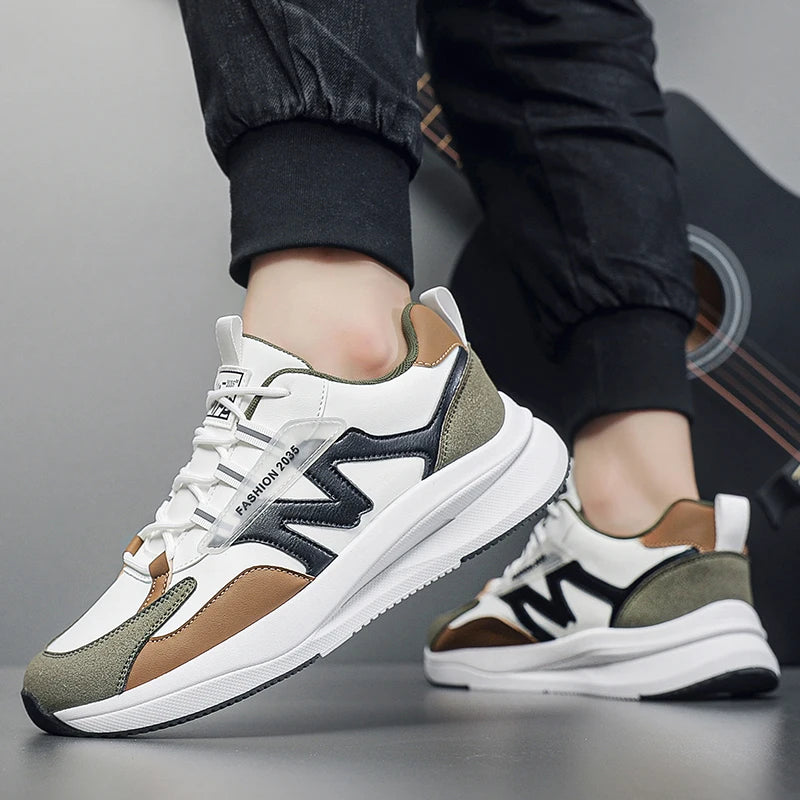 Men's Shoes,Lightweight and Fashionable Sports Shoes with Soft Soles for Casual Wear, Anti-slip and Durable Running Sports Shoes