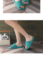 Home Bathroom Slippers Women Fashion Soft Sole EVA Indoor Slides Woman Sandals 2023 Summer Non-slip Woman Man Slippers