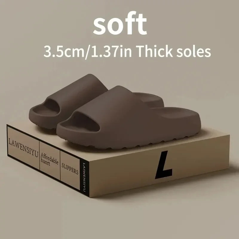 Slippers For Man High-Quality Anti-Slip Sandals And Coconut Slippers For Both Feel Just Like Walking On Thick-Soled Sandals