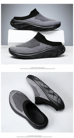 Men Slippers New Summer Breathable Home Indoor Slippers Men Thick Bottom Slides Fashion Walking Shoes Men chanclas de hombre