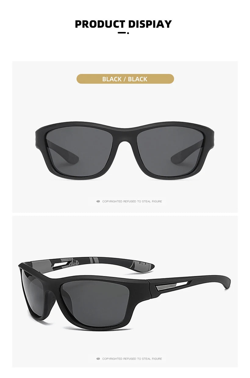 2023 High Definition Polarized Sunglasses for Men Women Outdoor Sport Fishing Sun Glasses UV400 Protection Driving Eyeglasses