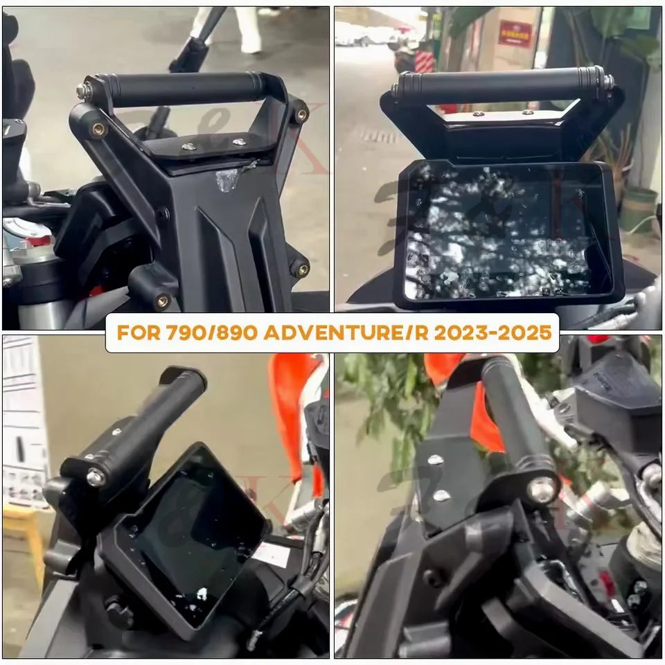 For 790 890 ADV Adventure R 790ADV 890ADV 2023 2024 2025 Motorcycle Accessorie Mobile Phone Holder Stand GPS Navigation Bracket