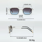 2025 Square Sunglasses Women Trendy Vintage Steampunk Sunglass Men Luxe Fashion Glasses Gafas De Sol Hombre Lunette Soleil Femme