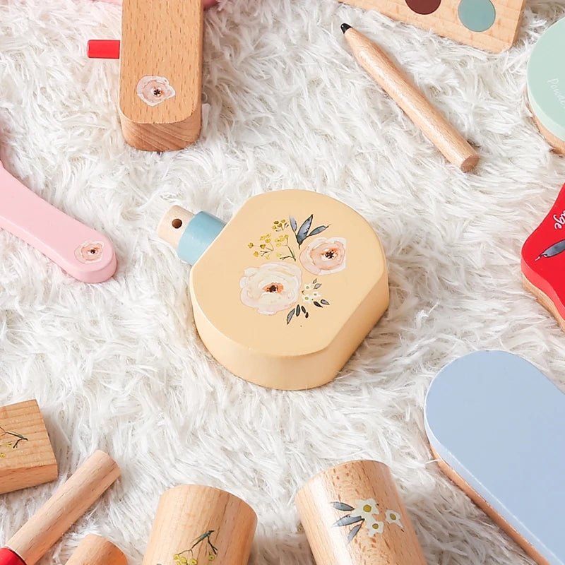 Simulation Cosmetics Set Kids Play House Toys Simulation Make up Lipstick Nail Paint Educational Toys Pretend Makeup Girls Game