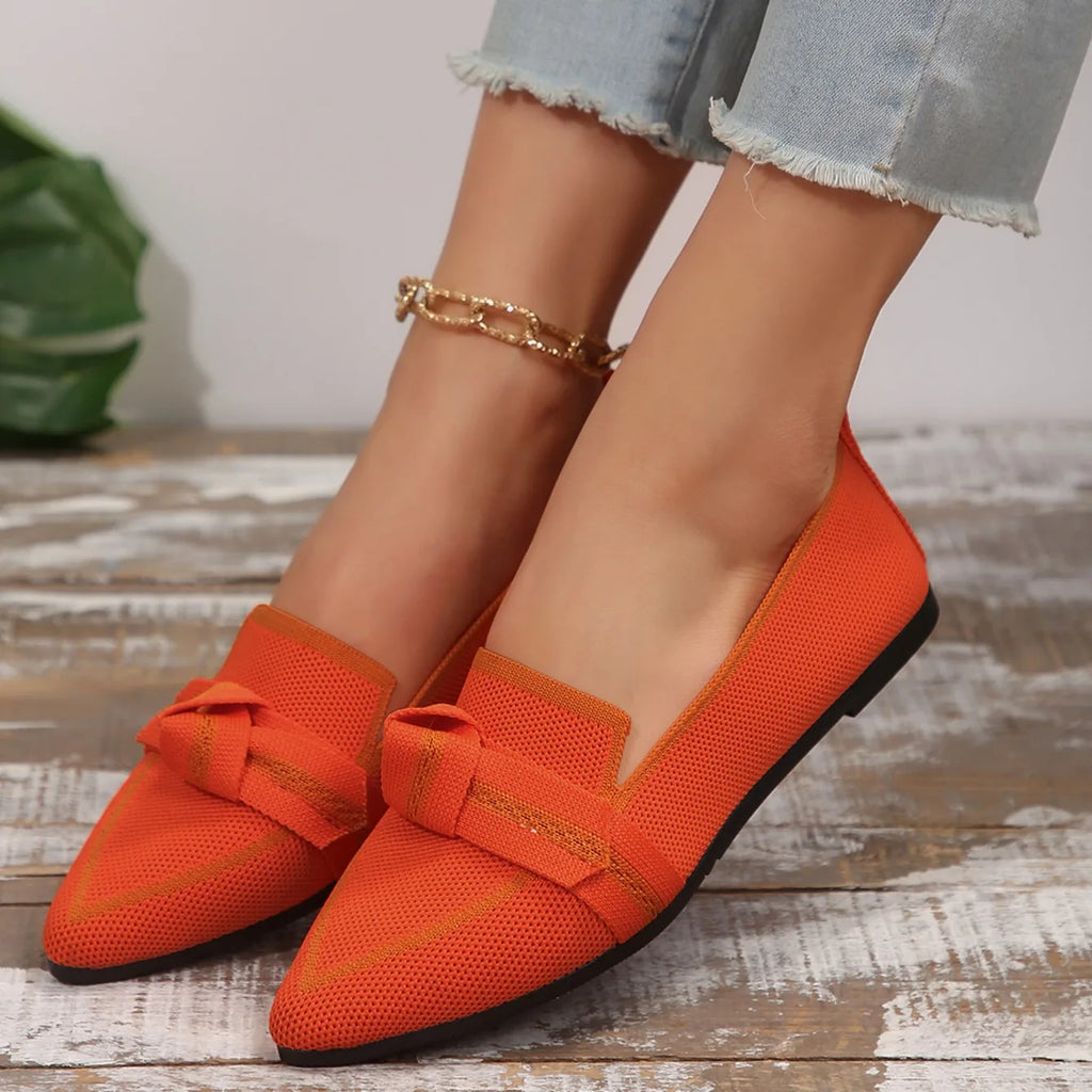 Women Flats Walking pointed Top Solid Color Loafers Shoes Shallow Comfortable Lolita Shoes Sneakers Women Zapatos De Mujer