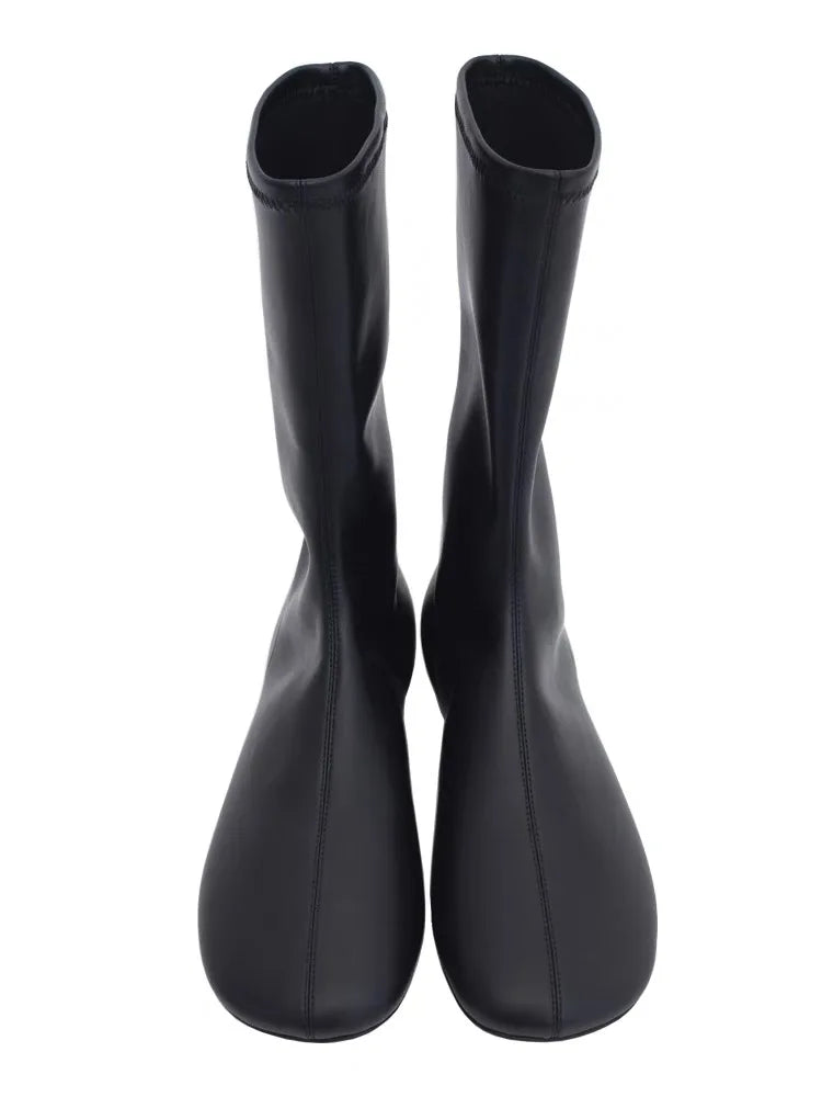 Flats Women Ankle Boots Sport Sneaker Designer Chelsea Boots Winter 2025 Trend Walking Running Shoes Leather Shoes Mujer Botas