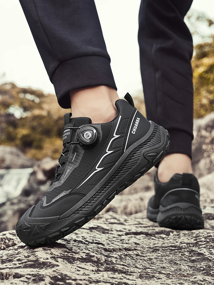 2025 new men's shoes work sports shoes fashionable casual shoes comfortable multi-functional low top shoes outdoor hiking shoes