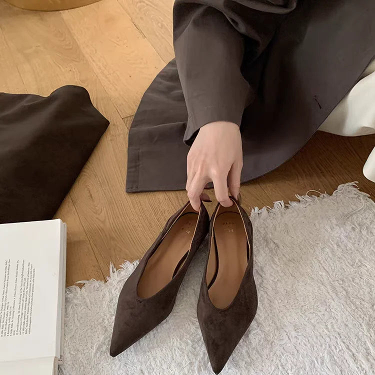 Flats Women Shoes Pointed Toe Shoes Shallow Casual Sandals Cozy Walking Sport Shoes Fashion Woman Sneakers 2025 Zapatos Female