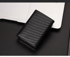 Wallet for Men, Smart Pop Up Wallet, Slim Minimalist RFID Blocking Credit Card Holder, Front Pocket Purse with Bill Compartment