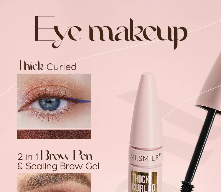 Makeup Kit With Organize Case Lipstick Contour Highlight Liquid Eyeshadow Lip Mud Eyebrow Pencil Mascara Women Cosmetics Set