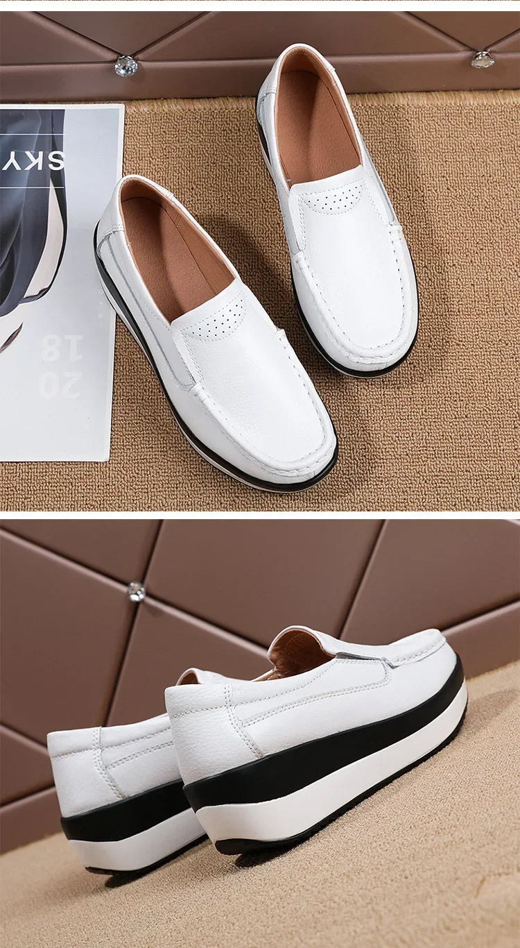 Women Flats Platform Shoes Print Hollow Sandals  Spring Summer Casual Walking Shoes Designer New Wedge Breathable Sneakers