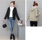 Winter Lambswool Coat 2025 Small Cotton-Padded Coat Women's Short Parkas Warm Cotton Jacket Joker Hooded Outwear Ladies Overwear