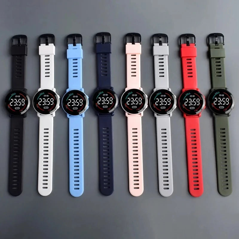 Couple Watches Fashion LED Digital Watch for Men Women Sport Silicone Casual Watch Electronic Clock New Boys Girls Student Clock