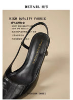 Women High Heels Sandals Pointed Toe Shoes Sexy Slingback Woman Slippers Summer 2025 Trend Designer Dress Pumps Sandalias Mujer