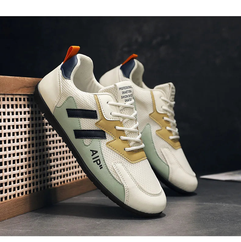 Mens Shoes 2025 New Casual Flats Man's Spring Driving Flats Breathable Sport Fashion Sneakers Lightweight Loafers for Male