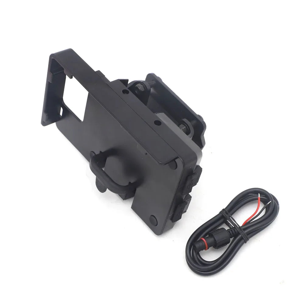 2022 New Motorcycle Accessories Mobile Phone Holder FOR KAWASAKI KLR650 KLR klr 650 Rechargeable mobile phone navigation stand