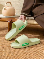 Men's Non-Slip Slippers for Women Summer New Indoor Home Soft Bottom Middle-Aged and Elderly Couples Bathroom Bathing Slippers for Men