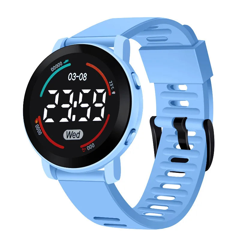 Couple Watches Fashion LED Digital Watch for Men Women Sport Silicone Casual Watch Electronic Clock New Boys Girls Student Clock