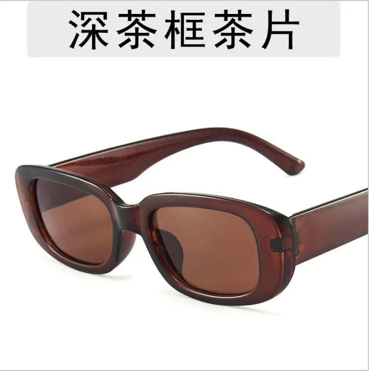 Sunglasses For Men Women Brand Design Mirror Sport Luxury Vintage Travel Small Rectangle Sun Glasses UV400 Driver Shades Oculos