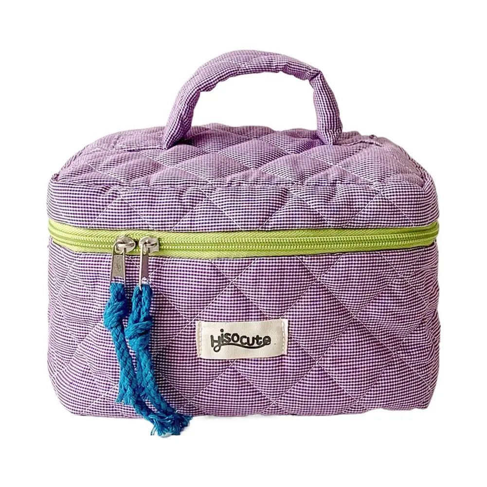 Cosmetic Bag Simple Style Large Capacity Portable Cosmetic Tools Storage Bag for Home Bathroom Toiletry Bag Makeup Bag