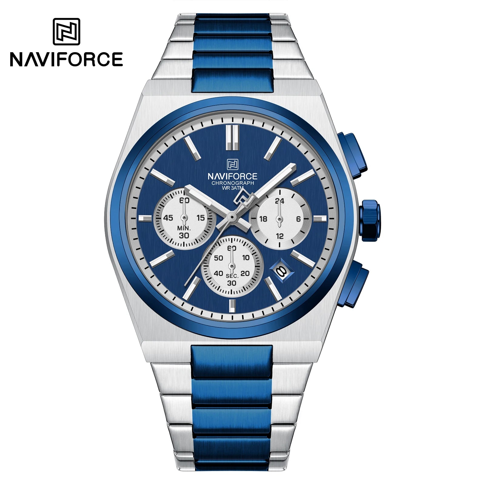 NAVIFORCE Luxury Couple Watches Set - Men's And Women's Fashion Quartz Wristwatches Waterproof Stainless Steel 2025 New Arrival