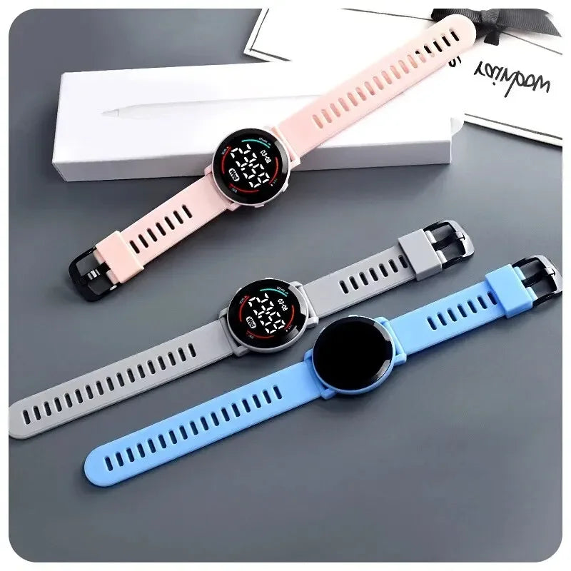 Couple Watches Fashion LED Digital Watch for Men Women Sport Silicone Casual Watch Electronic Clock New Boys Girls Student Clock