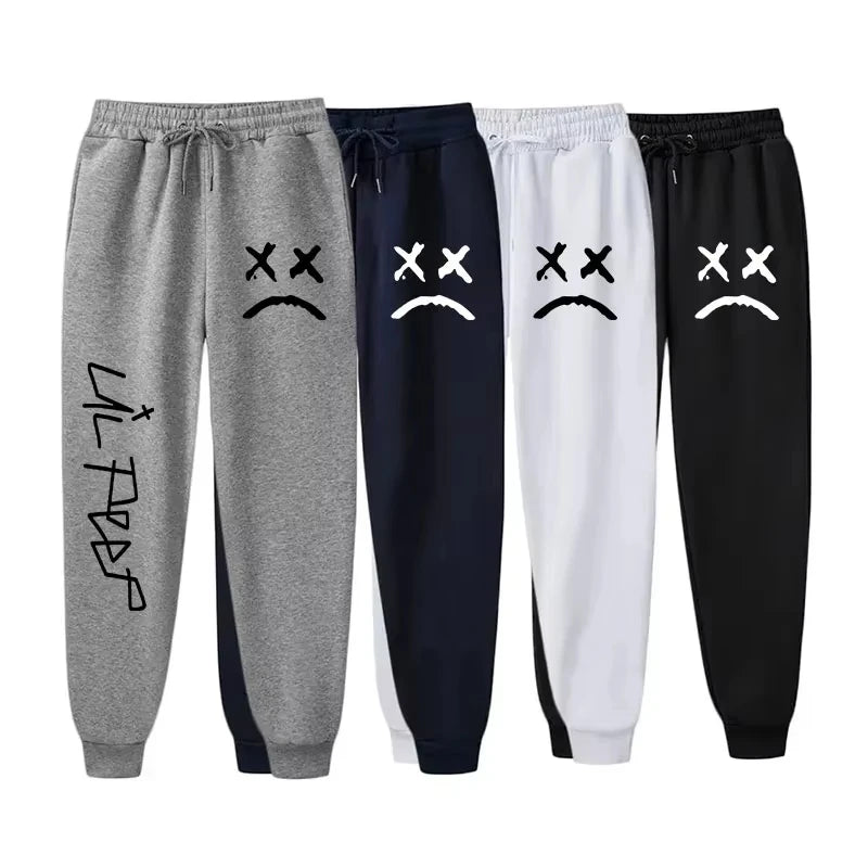 Mens Sweatpants Trend Printed Trousers Gym Sports Jogging Pants Outdoors Daily Casual Man Pants Quality Streetwear Office Home