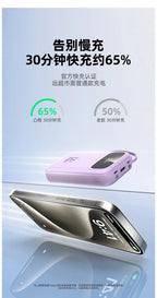 120W Power Bank Super Fast Charging 20000mAH Large Capacity 4 Cables Portable 22.5W Mobile Source Battery Mini