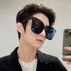 2025Sunglasses for men's drivers, stylish and versatile, Korean style trendy GM sunglasses, square sunshade sunglasses for women