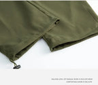 Men's sportswear pants are simple, versatile, retro and fashionable with large pleated pockets for outdoor work